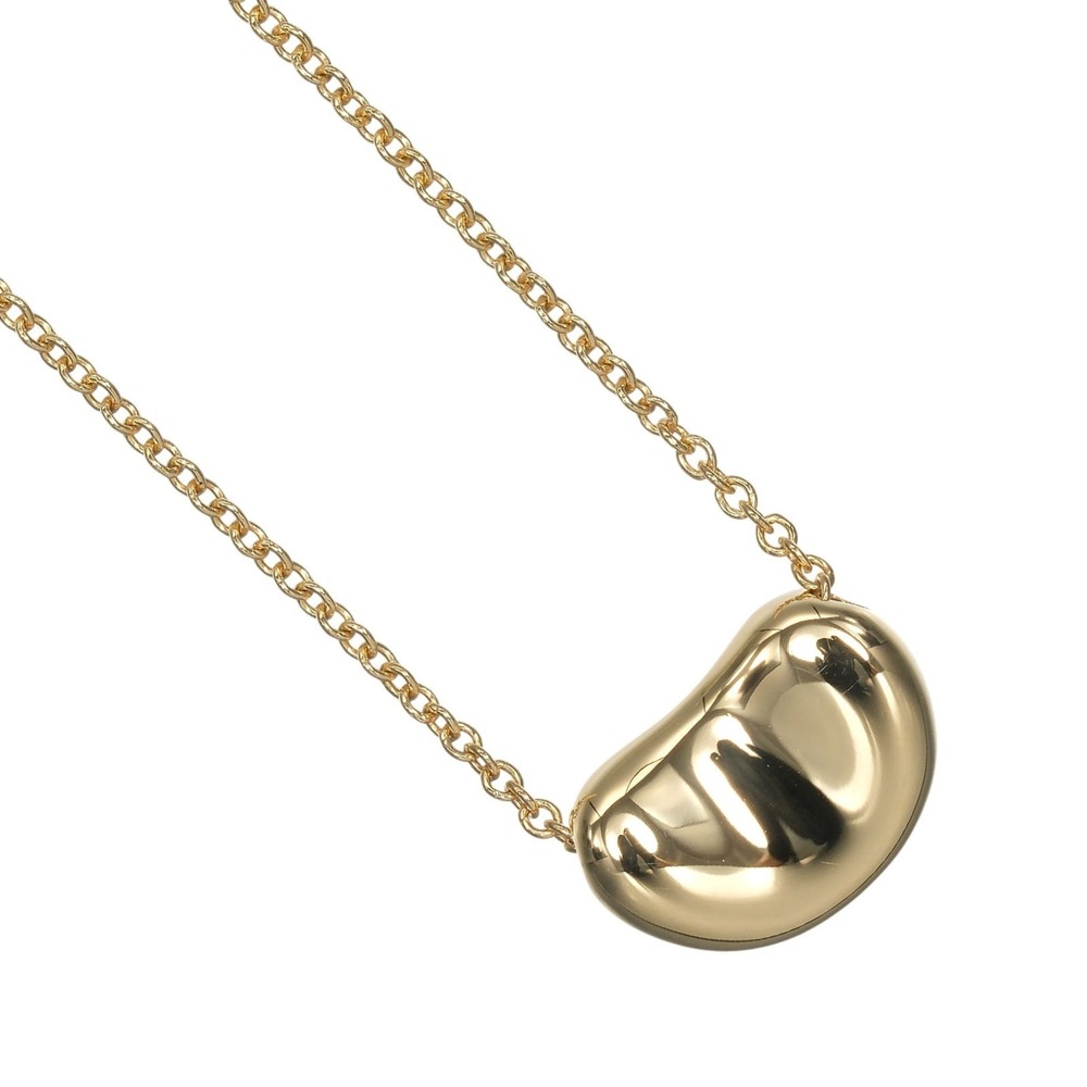 Tiffany Bean Necklace, 18K Yellow Gold, approx. 4.12g, TIFFANY & Co.